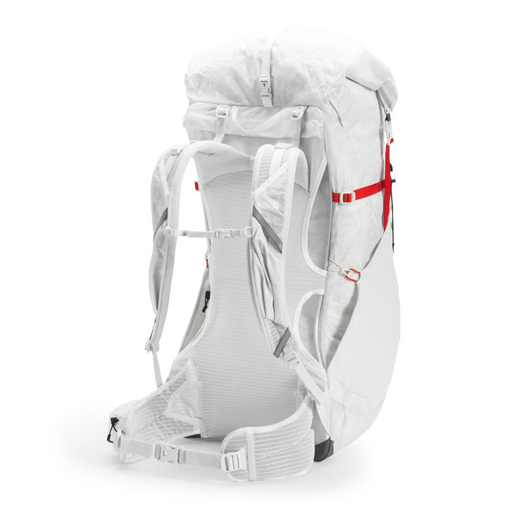 The North Face Banchee SL 50L Backpack TNF White / Fiery Red L/XL