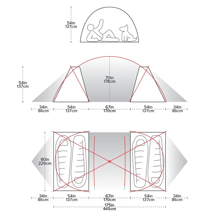Big Agnes Wyoming Trail 4 Tent