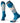 Womens Ski Targeted Cushion Pattern Over The Calf Socks-Socks & Underwear-Smartwool-Ocean Abyss-Mountain Sports