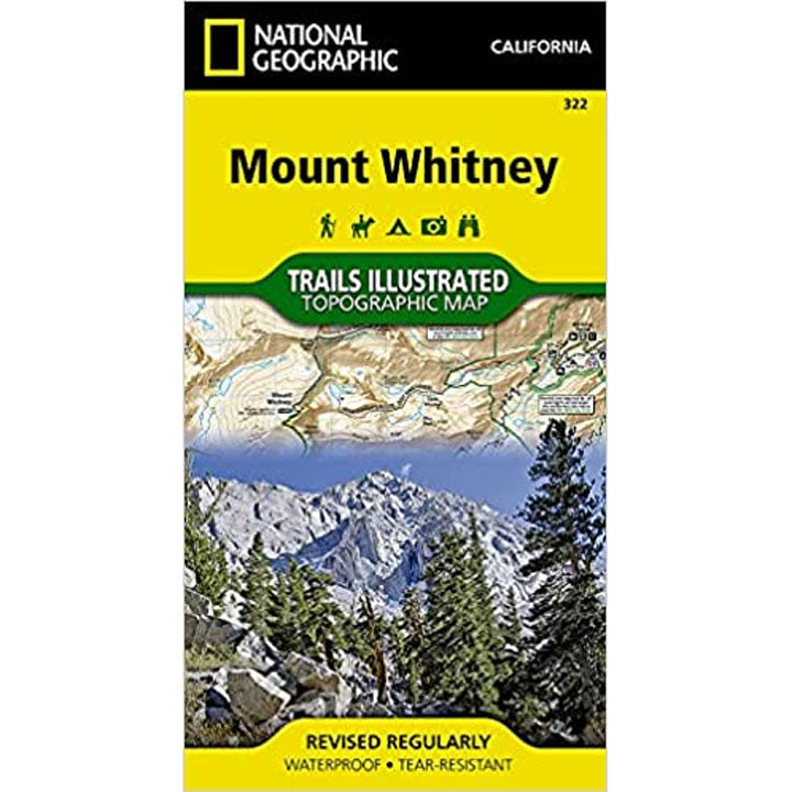 322 Mount Whitney Trail Map