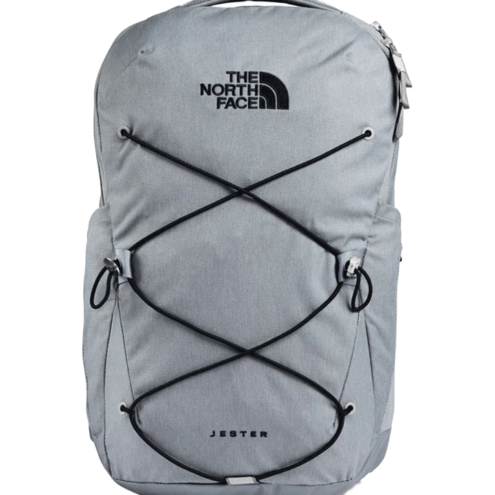 Jester Backpack-Backpacks-The North Face-Mid Grey Dark Heather/TNF Black-Mountain Sports