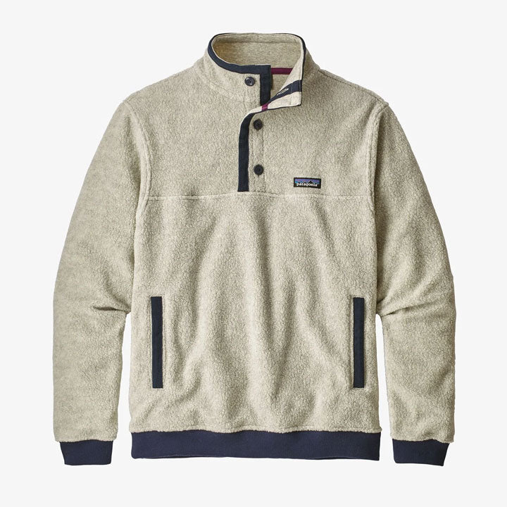 Patagonia Shearling Fleece Button Pullover Mens