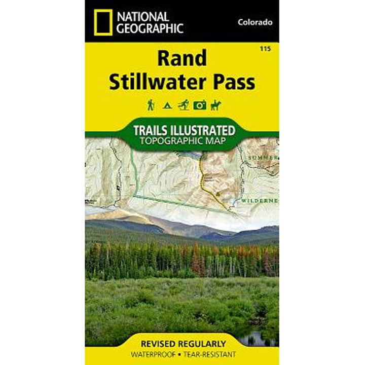 115 Rand Stillwater Pass-Outdoor Recreation Map Colorado