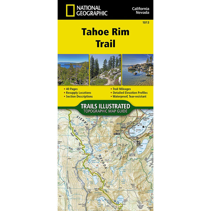 1013 Tahoe Rim Trail Map