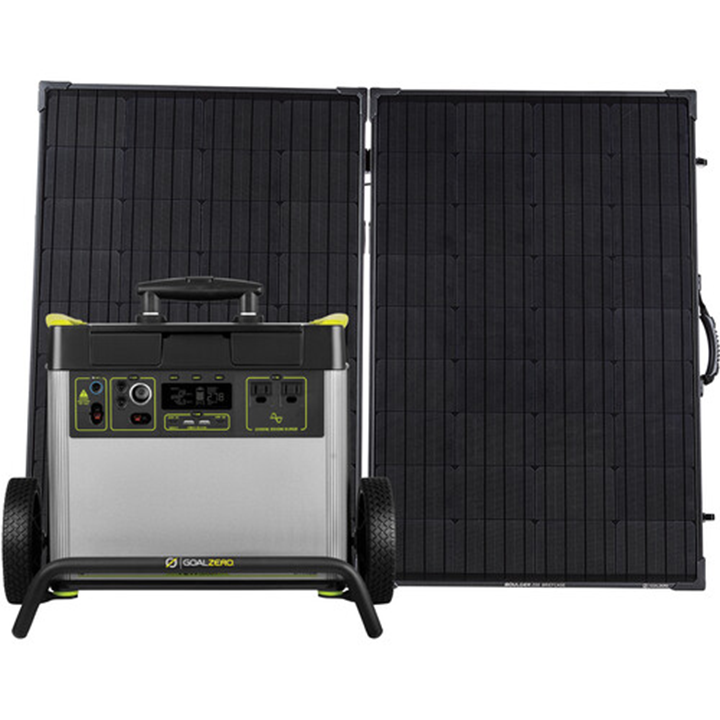Goal Zero Yeti 3000X + Boulder 200 Briefcase Solar Generator