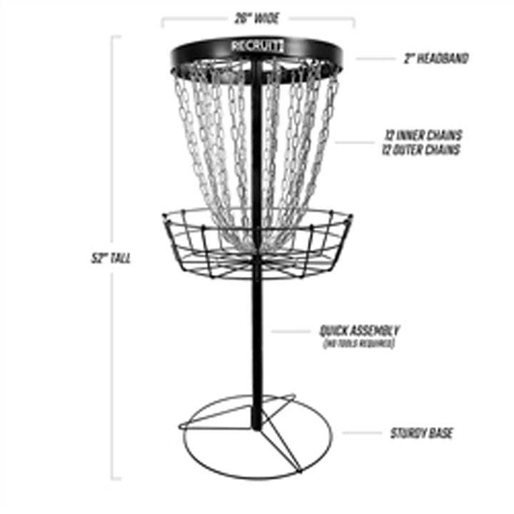 Dynamic Discs Recruit Lite Disc Golf Basket