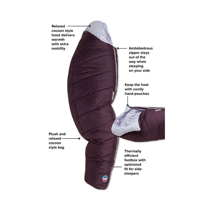 Big Agnes Sidewinder Camp 35 Womens Sleeping Bag